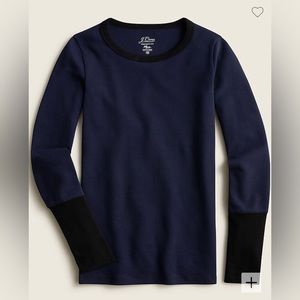 J. Crew Perfect Long Sleeve T-shirt with long cuffs